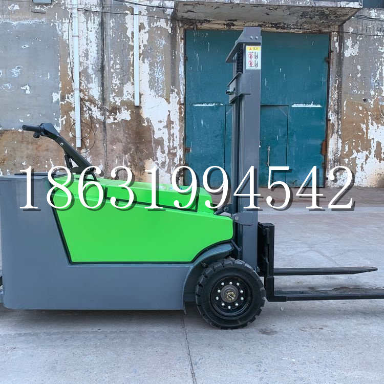 甘南县小型电动叉车1吨2吨步行站驾式电瓶堆高充电装卸车液压升降车铲车